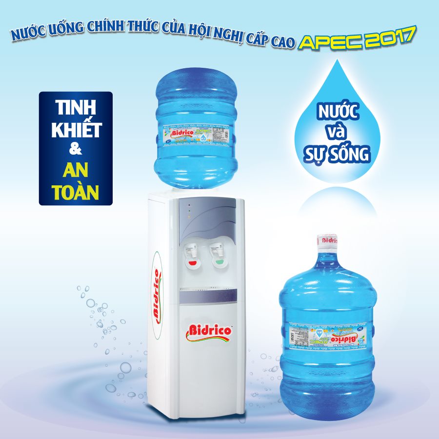 Nước uống Bidrico bình up dùng cho cây nóng lạnh