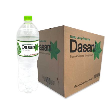 Thùng nước uống tinh khiết Dasani 1.5l (12 chai)